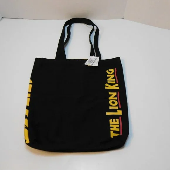 Disney The Lion King Black/ Yellow 14" Tote Bag (New) - Picture 2 of 5